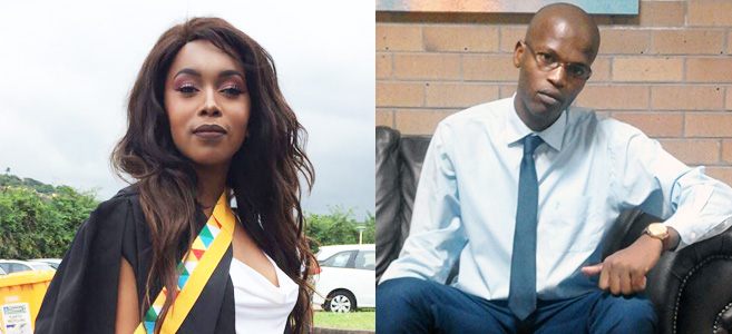 Ms Okuhle Tamella and Mr Nkululeko Chiliza, received the prestigious Steven Wallace Trust Scholarship.